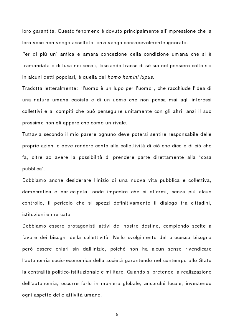 Anteprima della tesi: La comunicazione pubblica: da leva all'accesso alla P.A. a strumento per la democrazia partecipativa., Pagina 4