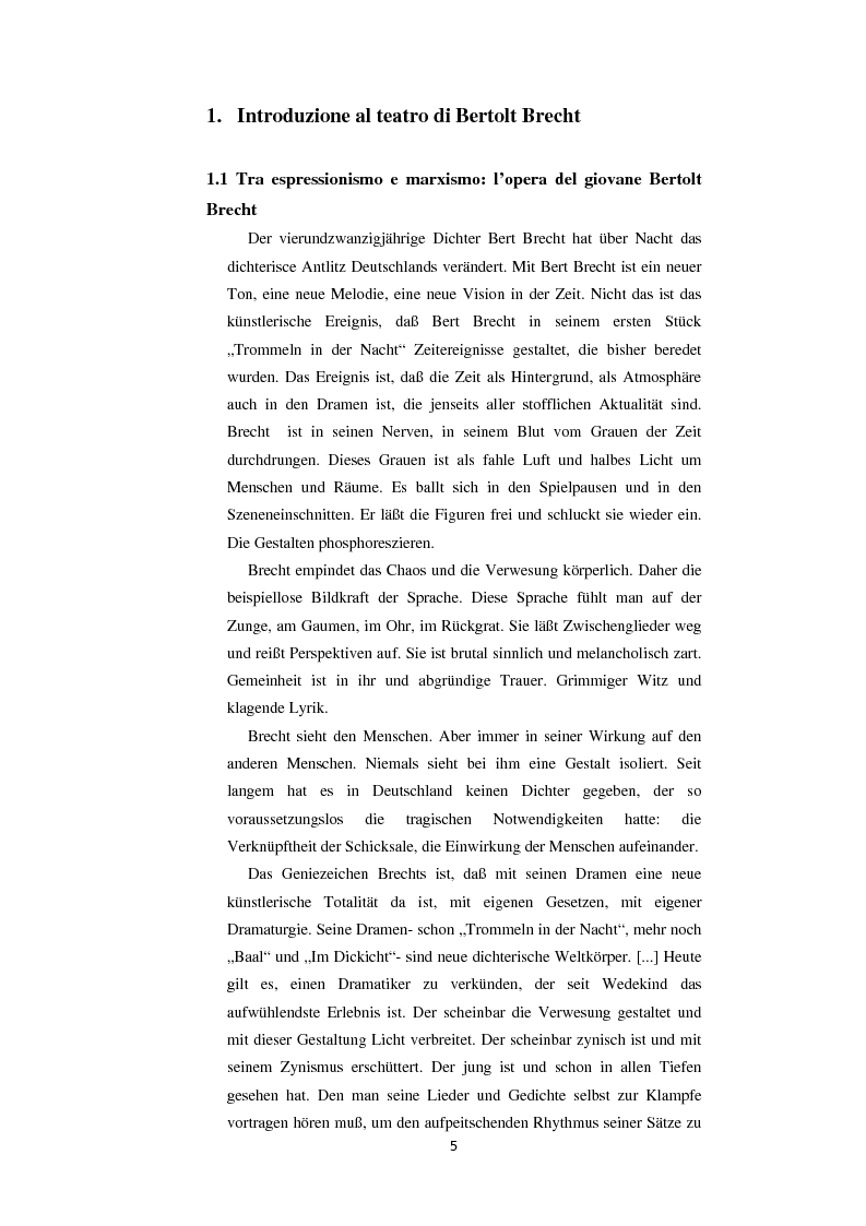 Anteprima della tesi: Il nazionalsocialismo nel teatro del tardo Brecht, Pagina 5