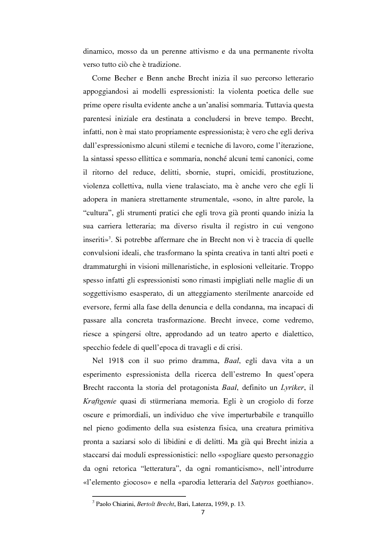 Anteprima della tesi: Il nazionalsocialismo nel teatro del tardo Brecht, Pagina 7