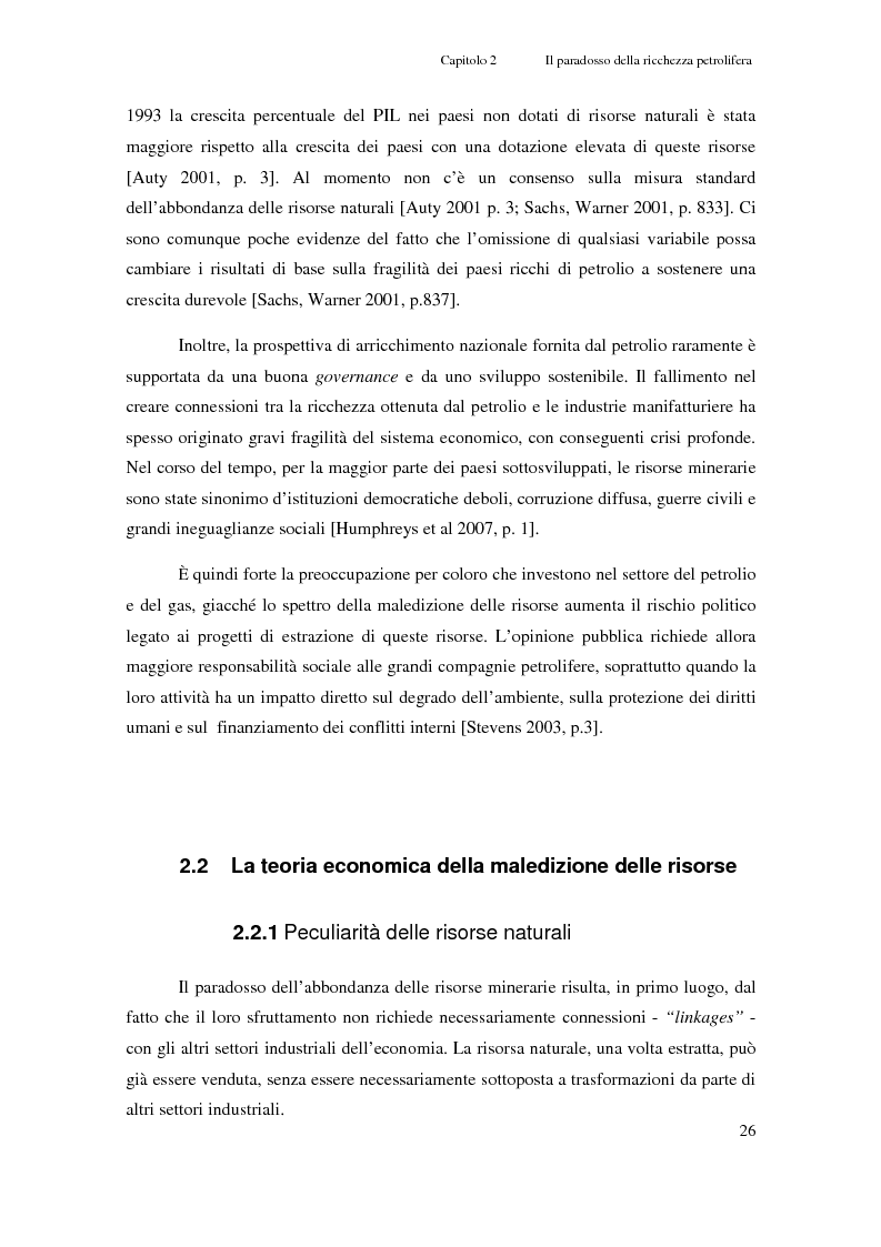 Anteprima della tesi: Gli investimenti Eni in Congo Brazzaville: trade-off tra profitti e protezione dell'ambiente e della società civile, Pagina 4