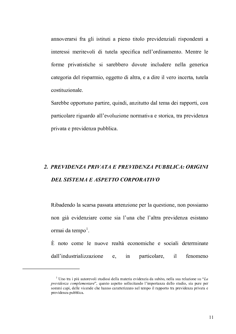 Anteprima della tesi: Regime fiscale della previdenza complementare, Pagina 12