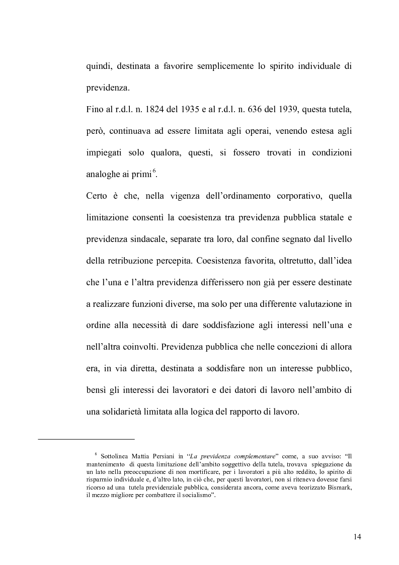 Anteprima della tesi: Regime fiscale della previdenza complementare, Pagina 15