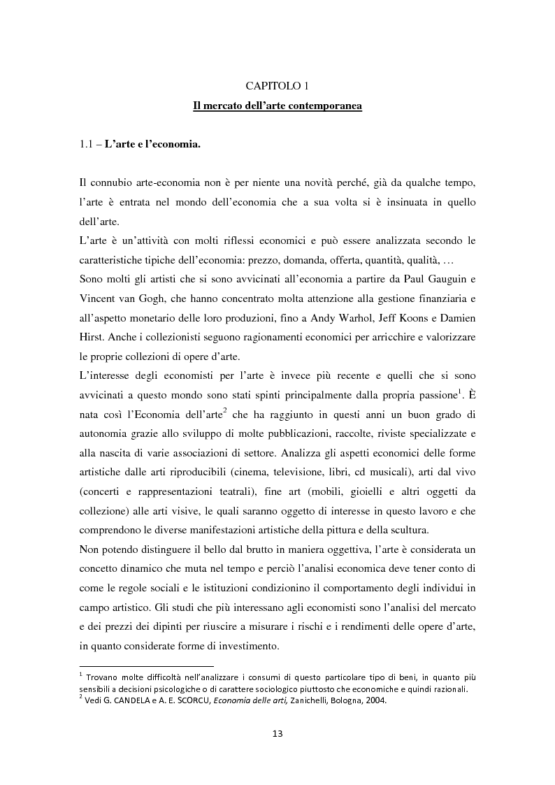 Anteprima della tesi: Investire in Arte Contemporanea, Pagina 10