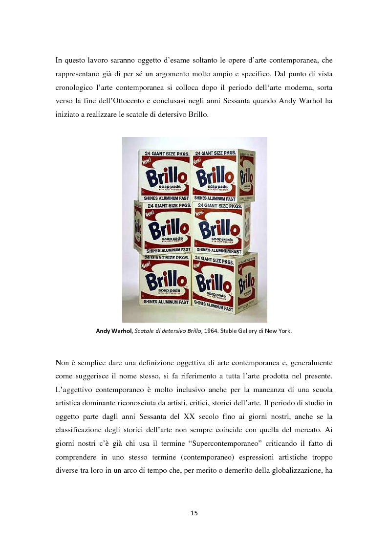 Anteprima della tesi: Investire in Arte Contemporanea, Pagina 12