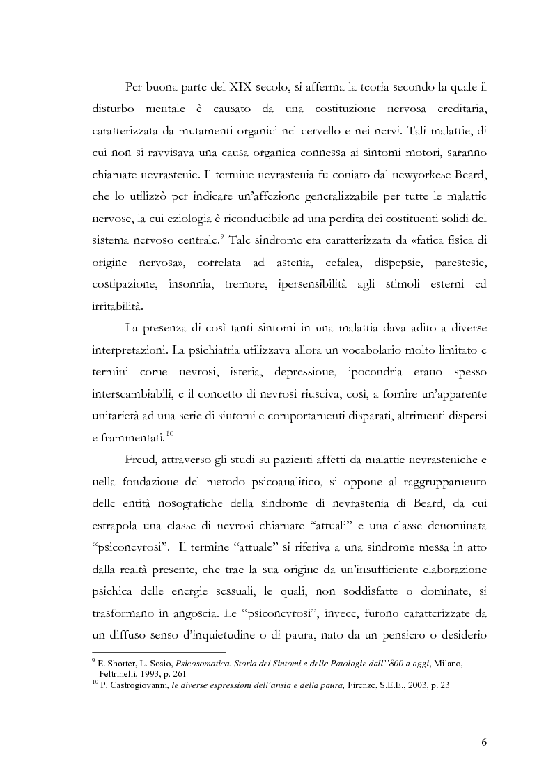 Anteprima della tesi: Disturbi d'ansia: diagnosi e terapia psicologica, Pagina 7