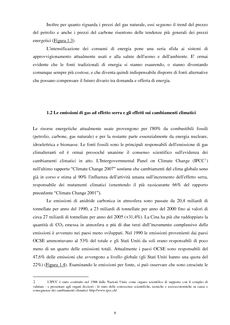 Anteprima della tesi: Le fonti energetiche rinnovabili: un'opportunità di crescita, Pagina 6
