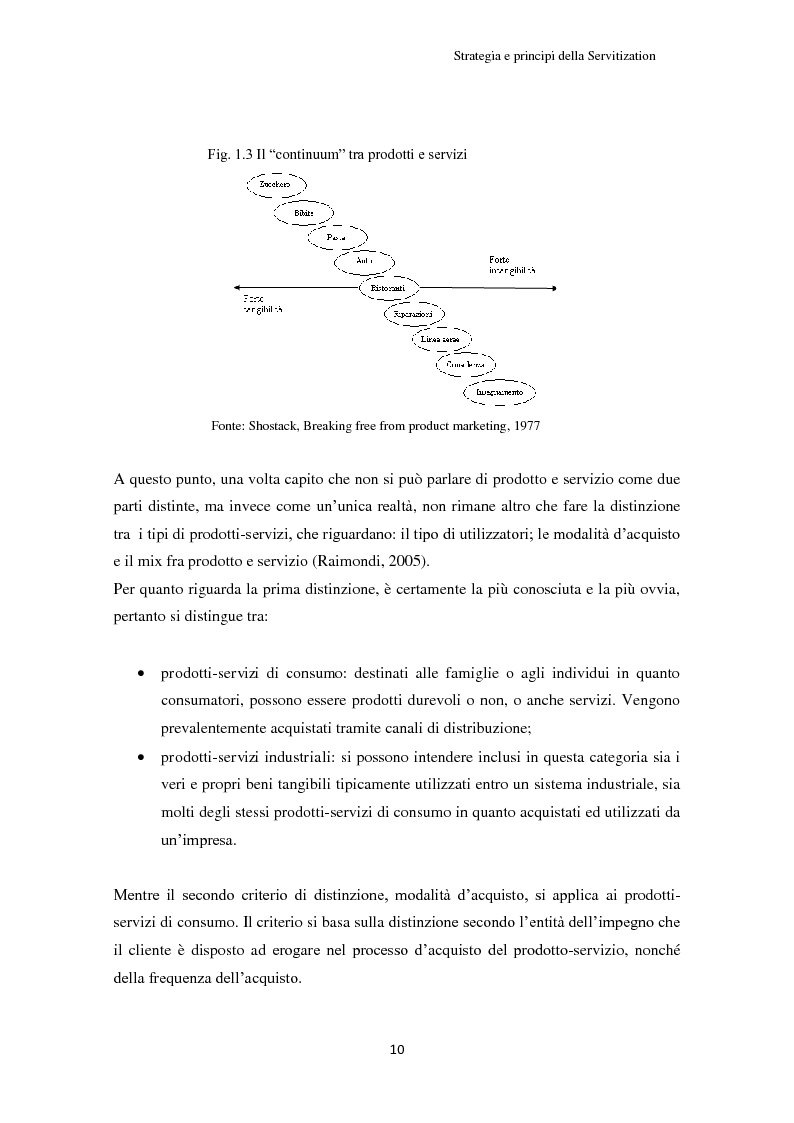 Anteprima della tesi: Valore per il cliente e riprogettazione della service-chain: un'applicazione nel settore dell'elettrodomestico bianco., Pagina 15