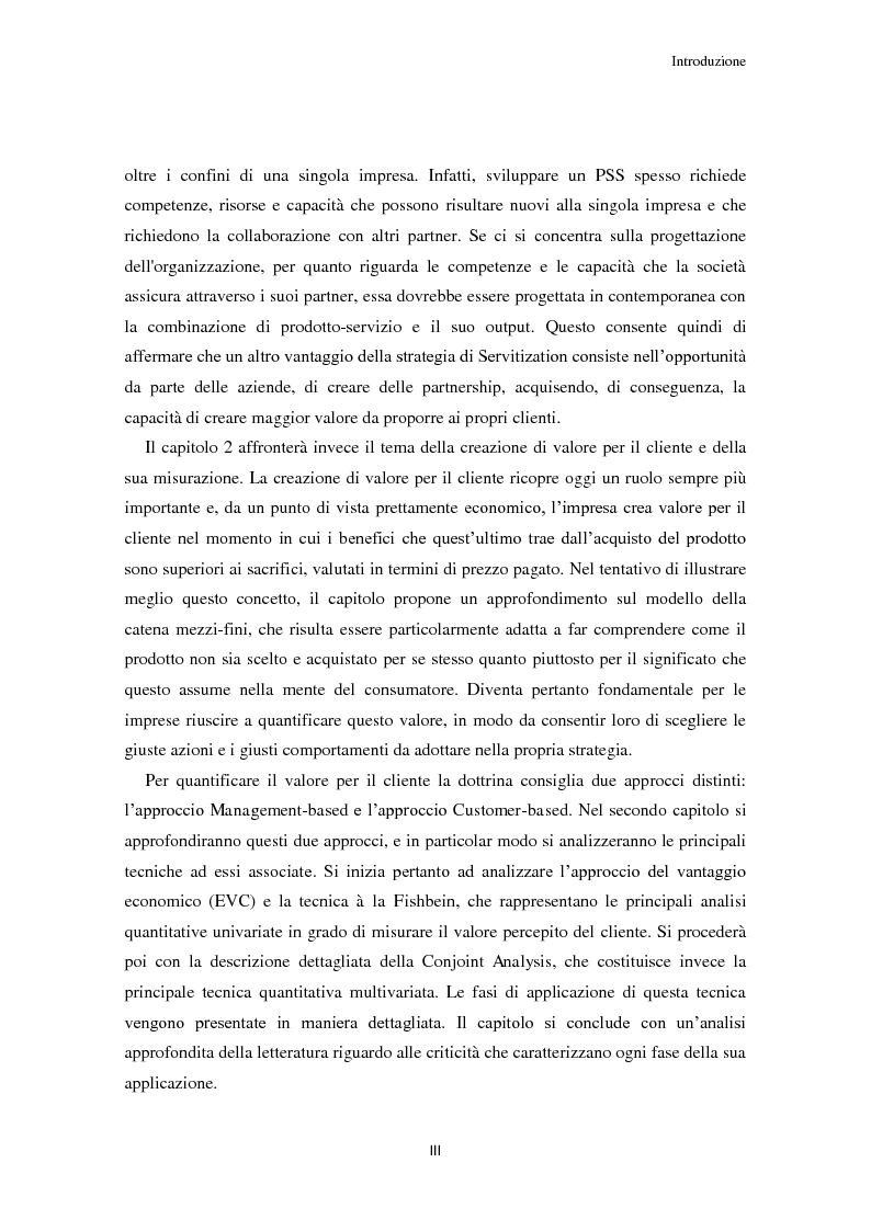 Anteprima della tesi: Valore per il cliente e riprogettazione della service-chain: un'applicazione nel settore dell'elettrodomestico bianco., Pagina 4