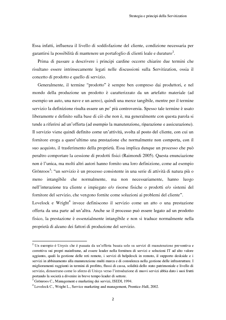 Anteprima della tesi: Valore per il cliente e riprogettazione della service-chain: un'applicazione nel settore dell'elettrodomestico bianco., Pagina 7