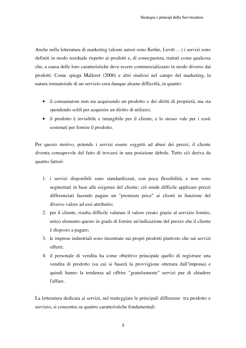 Anteprima della tesi: Valore per il cliente e riprogettazione della service-chain: un'applicazione nel settore dell'elettrodomestico bianco., Pagina 8