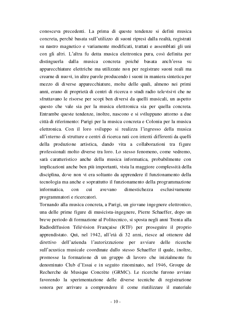 Anteprima della tesi: Genesi, sviluppo e diffusione del software "Music N" nella storia della composizione informatica., Pagina 16