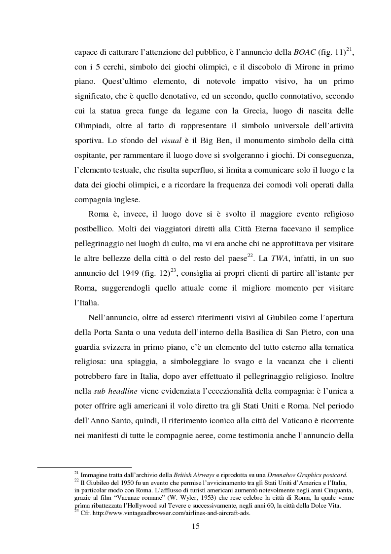 Anteprima della tesi: La comunicazione pubblicitaria delle compagnie aeree. Il caso Alitalia, Pagina 12