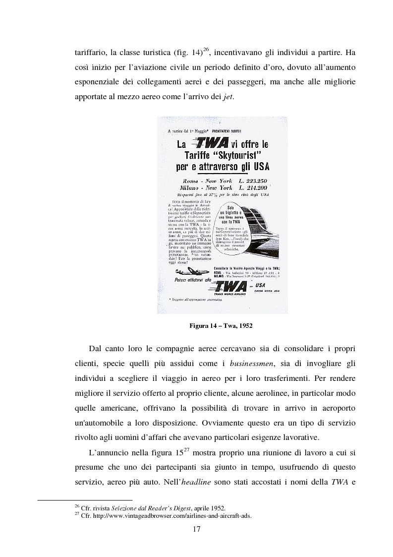Anteprima della tesi: La comunicazione pubblicitaria delle compagnie aeree. Il caso Alitalia, Pagina 14