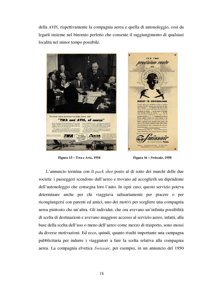 Anteprima della tesi: La comunicazione pubblicitaria delle compagnie aeree. Il caso Alitalia, Pagina 15