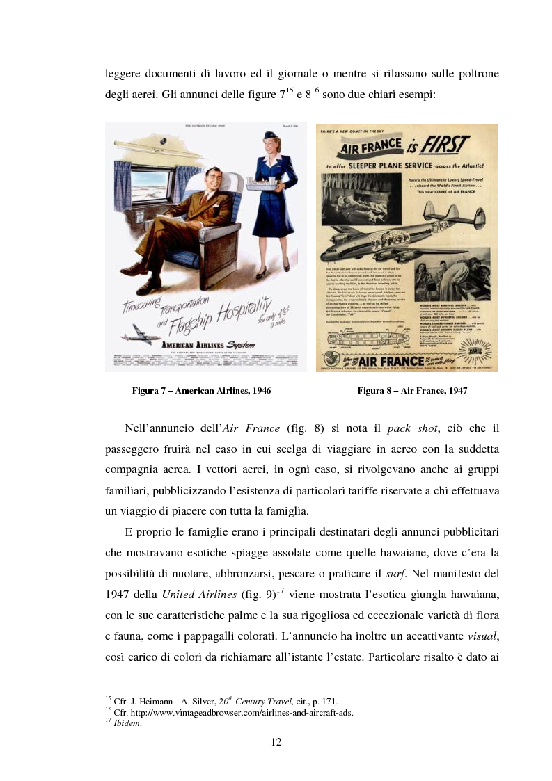 Anteprima della tesi: La comunicazione pubblicitaria delle compagnie aeree. Il caso Alitalia, Pagina 9