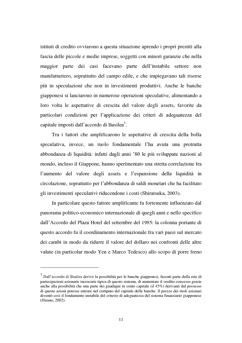 Anteprima della tesi: Le politiche economiche e l'attualità della crisi economica giapponese degli anni '90, Pagina 6