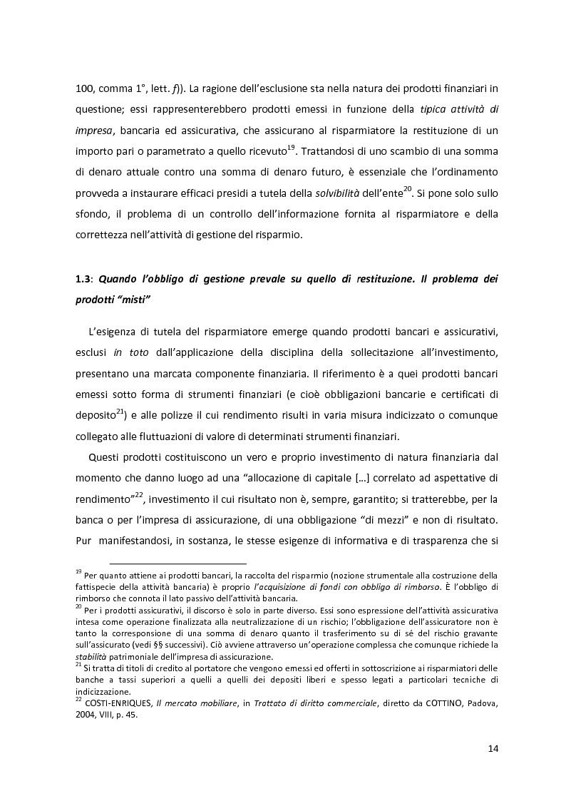 Anteprima della tesi: I prodotti assicurativi-finanziari, tra investimento, risparmio, previdenza. Profili giuridici, Pagina 10