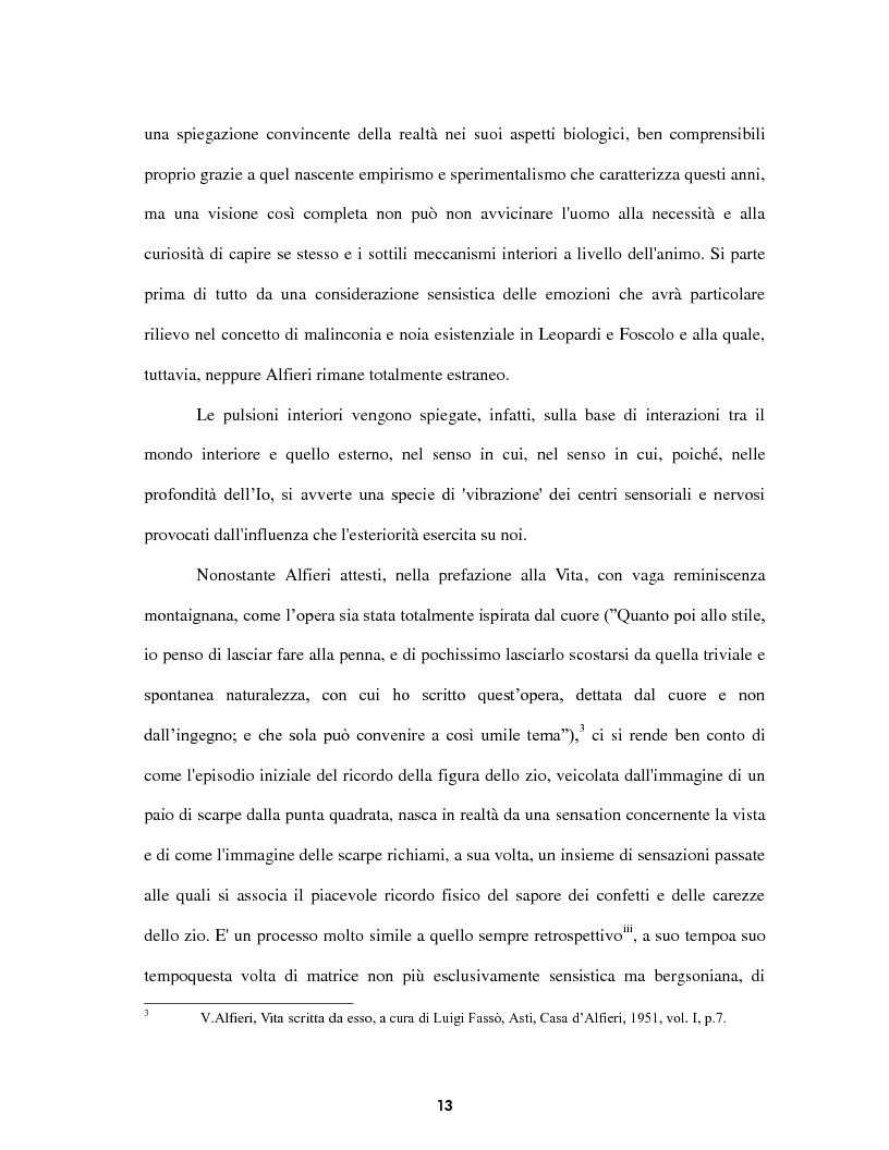 Anteprima della tesi: Le voci dell'Io. Autobiografia e automitografia nell'opera di Vittorio Alfieri, Pagina 10