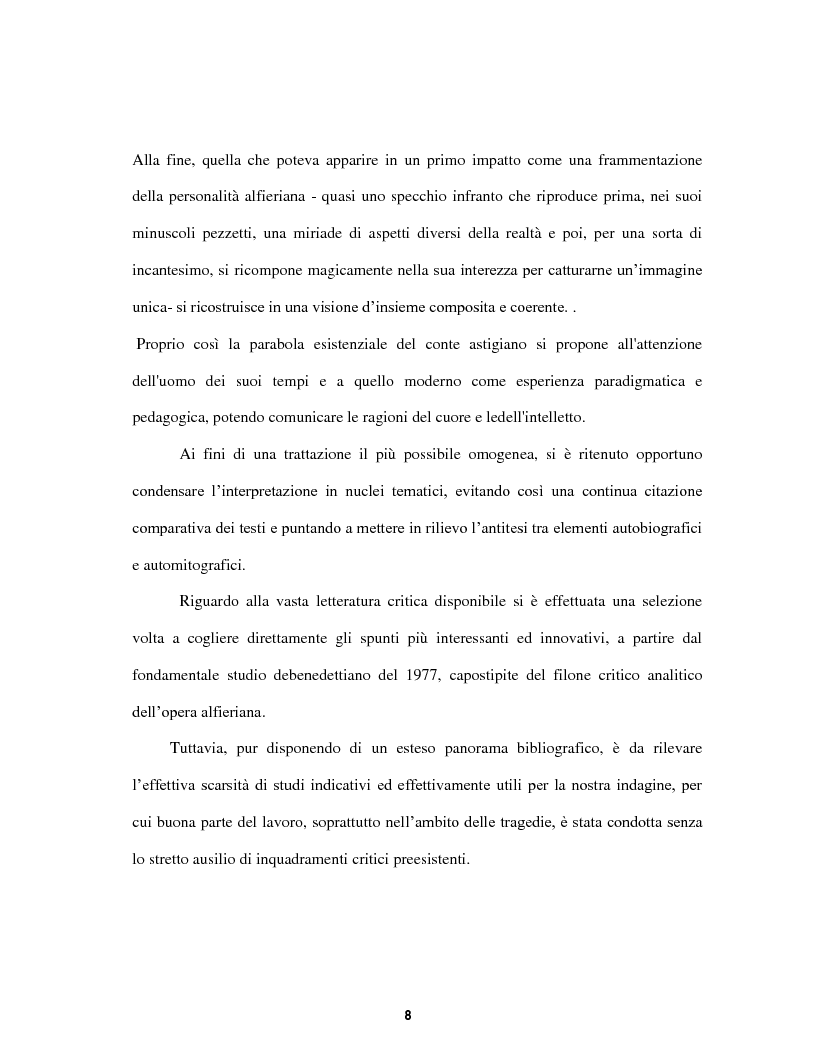 Anteprima della tesi: Le voci dell'Io. Autobiografia e automitografia nell'opera di Vittorio Alfieri, Pagina 5