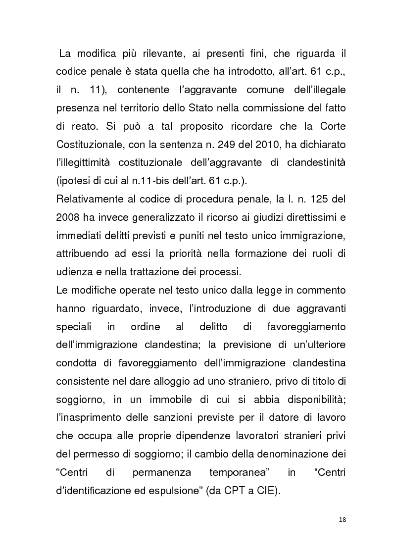 Anteprima della tesi: Diritto all'unità familiare degli stranieri in Italia, Pagina 14