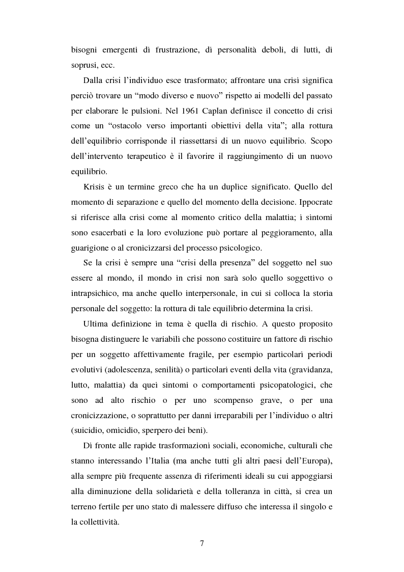 Anteprima della tesi: Le urgenze in psichiatria. Un'esperienza clinica basata sulla valutazione dei patterns dell'aggressività e della gestione del comportamento aggressivo in urgenza, presso il S.P.D.C. Ottonello., Pagina 5