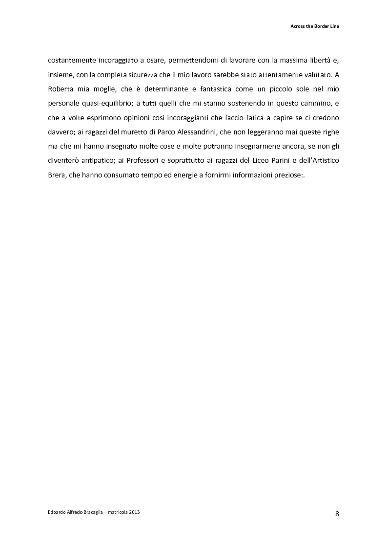 Anteprima della tesi: Across the Border Line. Teoria della mente e rischio psicopatologico in adolescenza: un contributo di ricerca, Pagina 5