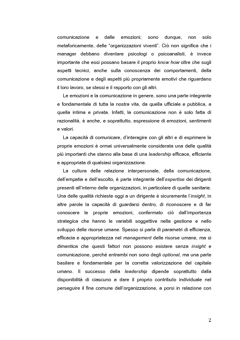 Anteprima della tesi: L'Intelligenza Emotiva come strumento per una leadership infermieristica d'eccellenza, Pagina 3