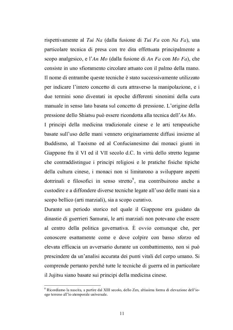 Anteprima della tesi: Concezioni della corporeità e del benessere psicofisico: esperienze di formazione di uno shiatsuka, Pagina 10