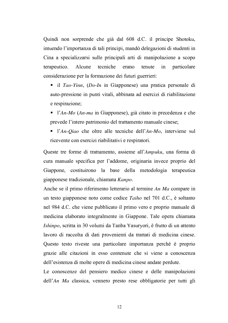 Anteprima della tesi: Concezioni della corporeità e del benessere psicofisico: esperienze di formazione di uno shiatsuka, Pagina 11