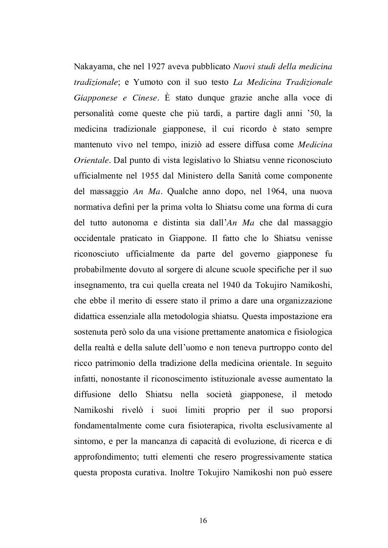 Anteprima della tesi: Concezioni della corporeità e del benessere psicofisico: esperienze di formazione di uno shiatsuka, Pagina 15