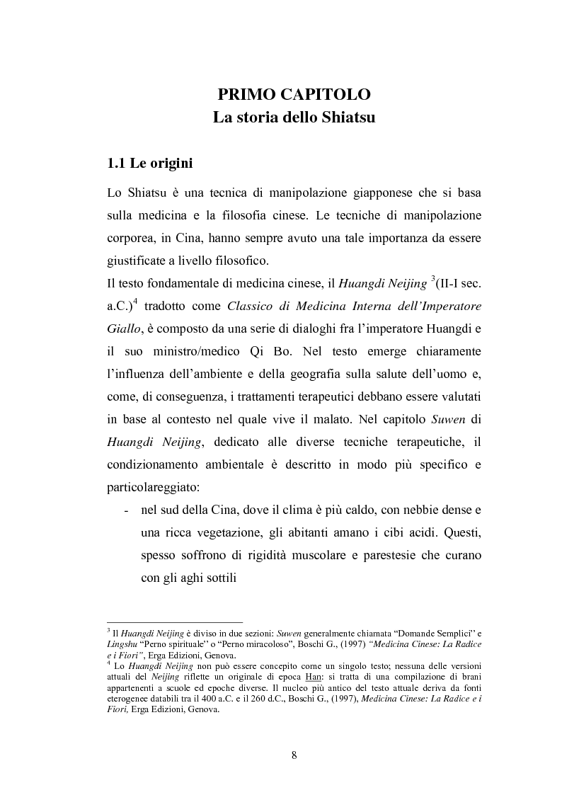 Anteprima della tesi: Concezioni della corporeità e del benessere psicofisico: esperienze di formazione di uno shiatsuka, Pagina 7