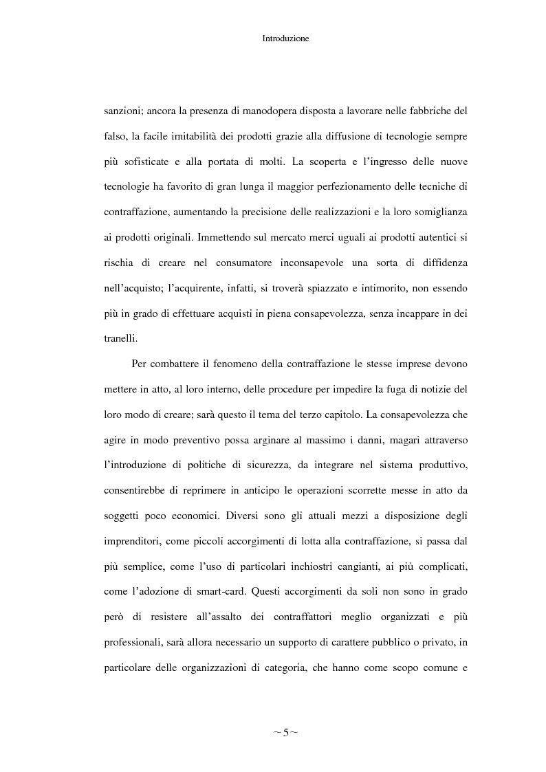 Anteprima della tesi: Gli effetti economici del reato di contraffazione, Pagina 4