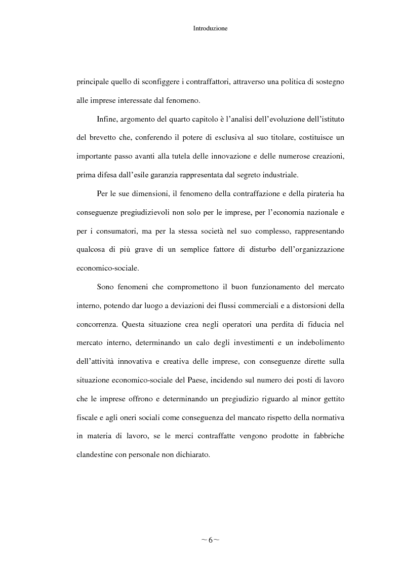 Anteprima della tesi: Gli effetti economici del reato di contraffazione, Pagina 5