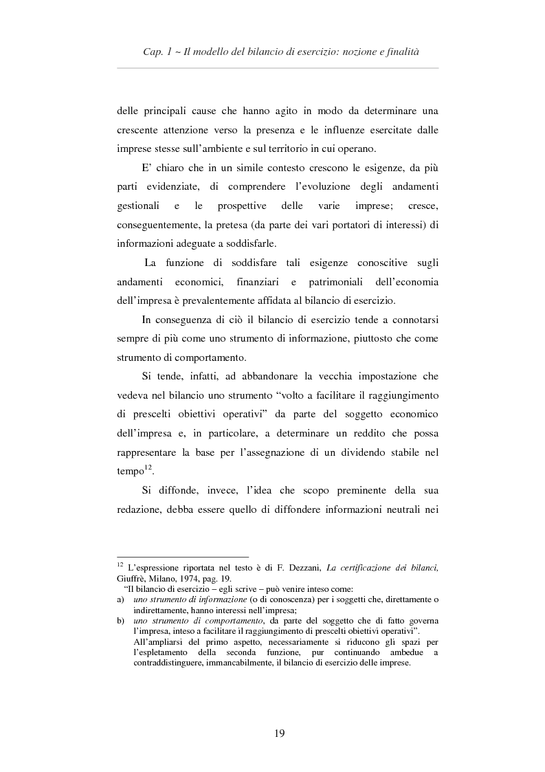 Estratto dalla tesi: L'applicazione degli IAS/IFRS al bilancio di esercizio