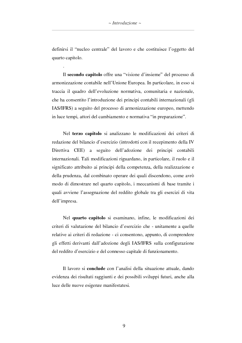 Anteprima della tesi: L'applicazione degli IAS/IFRS al bilancio di esercizio, Pagina 10
