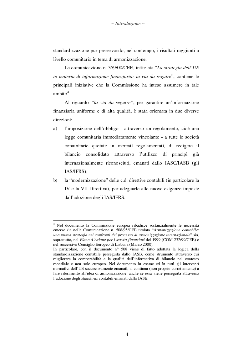 Anteprima della tesi: L'applicazione degli IAS/IFRS al bilancio di esercizio, Pagina 5