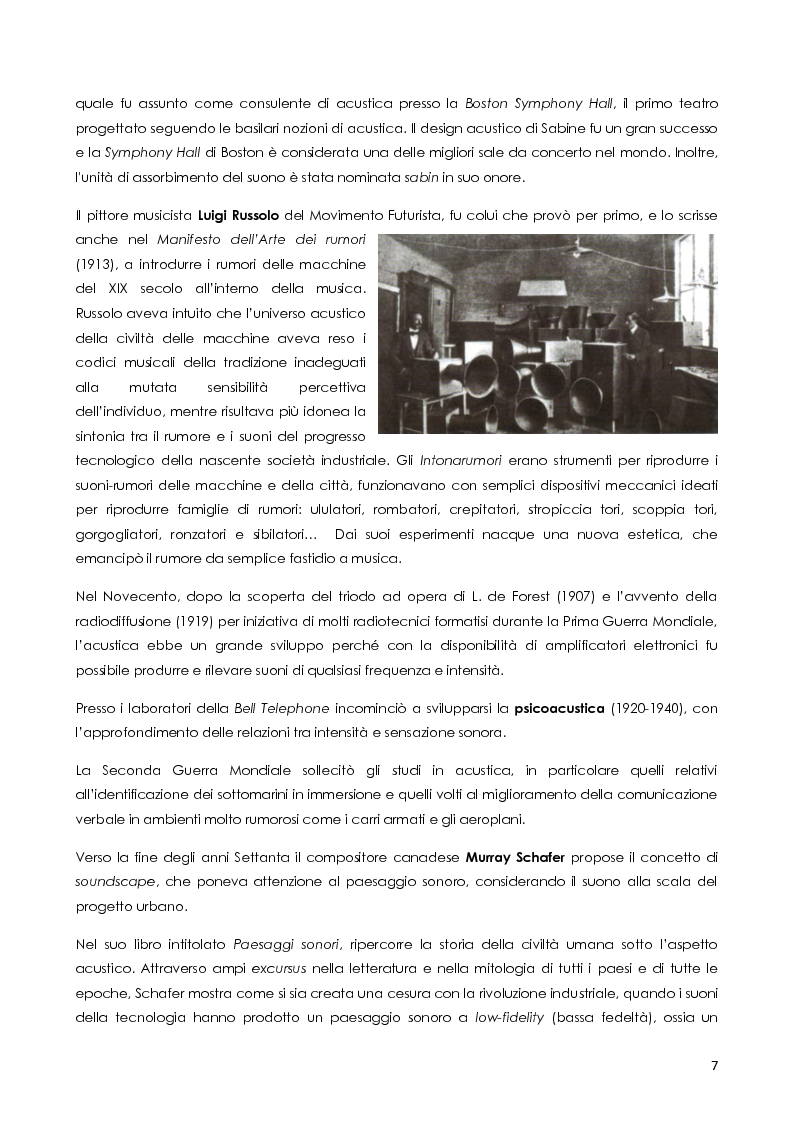 Anteprima della tesi: Architettura e rumore, Pagina 8