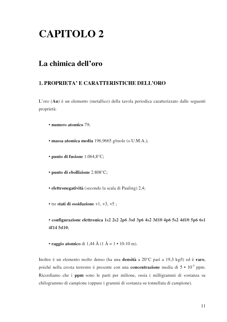 Anteprima della tesi: Processi idrometallurgici in scala di laboratorio per l'estrazione di oro da minerali (cnr roma), Pagina 12