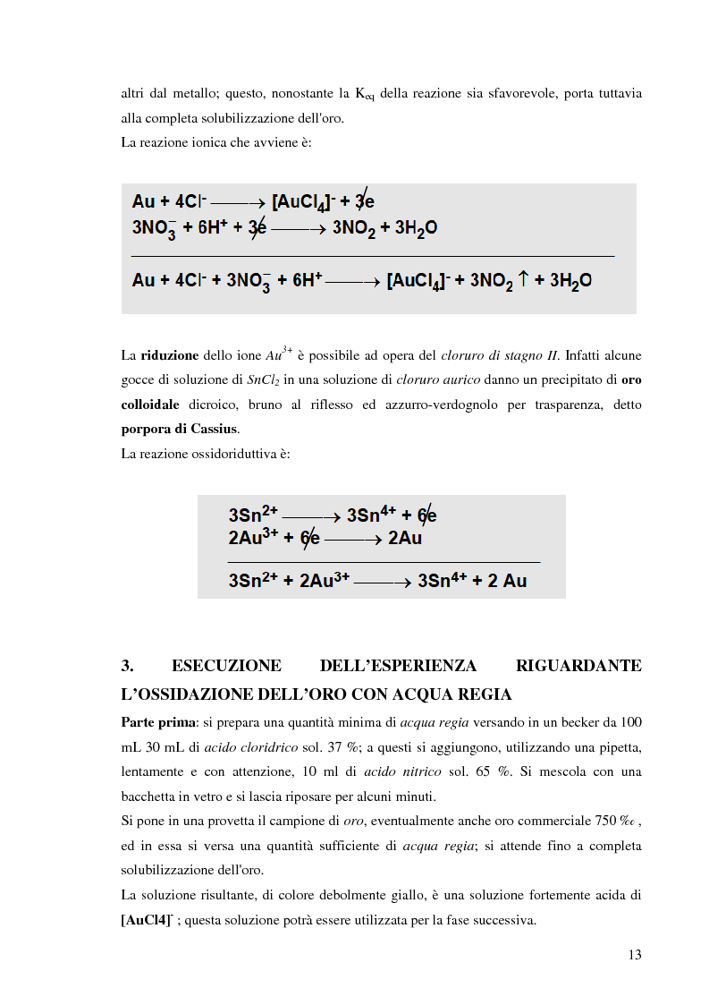 Anteprima della tesi: Processi idrometallurgici in scala di laboratorio per l'estrazione di oro da minerali (cnr roma), Pagina 14