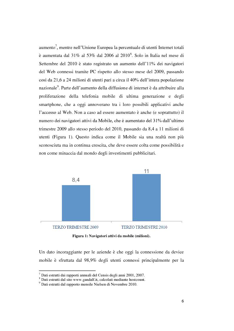 Anteprima della tesi: Mobile marketing. Passato, presente e futuro del nuovo marketing one to one, Pagina 5
