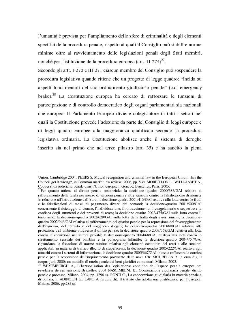 Anteprima della tesi: La Cooperazione di Polizia e Giudiziaria in materia penale - genesi, evoluzione e prospettive nell'Unione Europea, Pagina 12