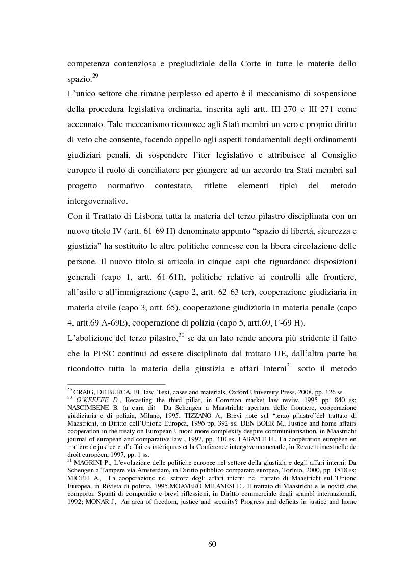 Anteprima della tesi: La Cooperazione di Polizia e Giudiziaria in materia penale - genesi, evoluzione e prospettive nell'Unione Europea, Pagina 13