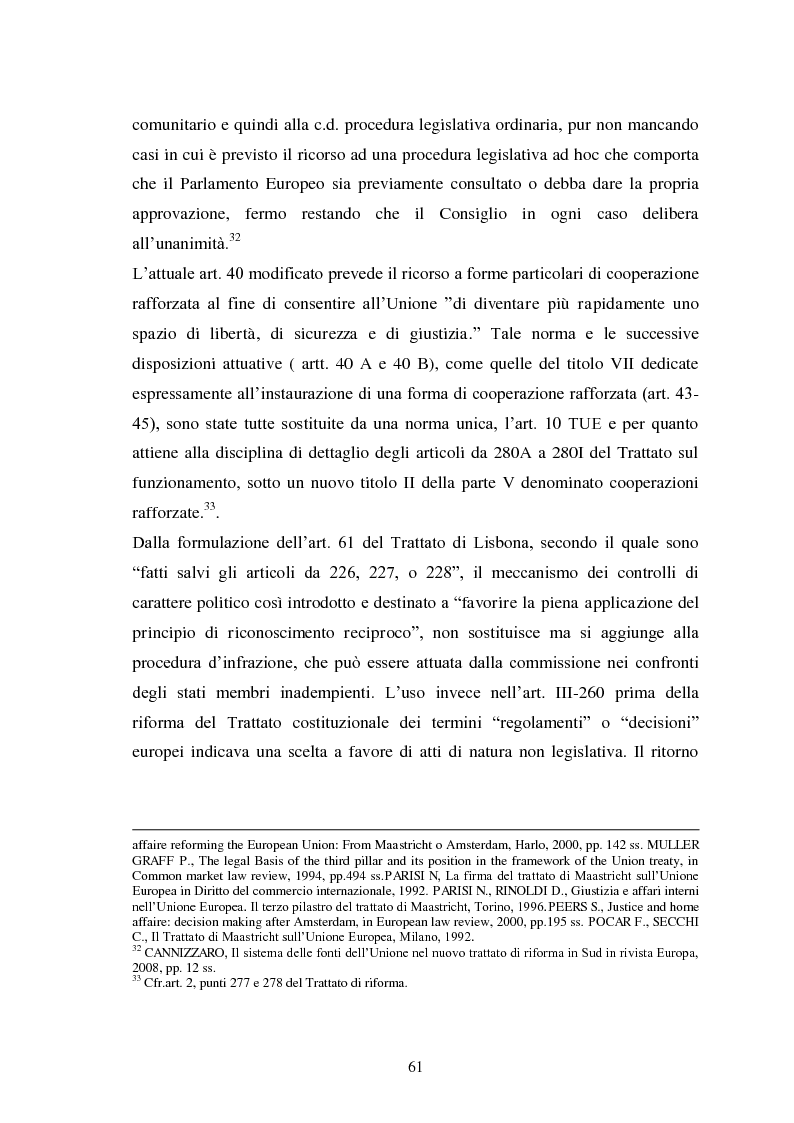 Anteprima della tesi: La Cooperazione di Polizia e Giudiziaria in materia penale - genesi, evoluzione e prospettive nell'Unione Europea, Pagina 14