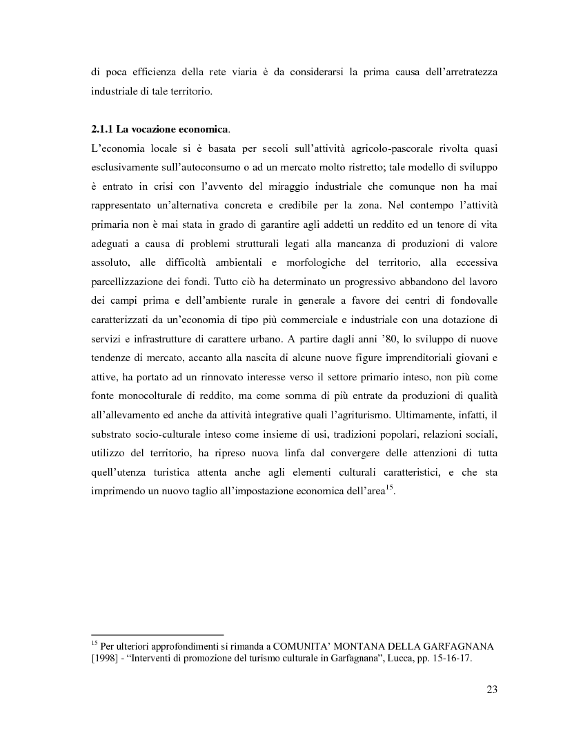 Anteprima della tesi: Il turismo rurale e la valorizzazione delle risorse caratteristiche del territorio: il caso della Garfagnana, Pagina 4