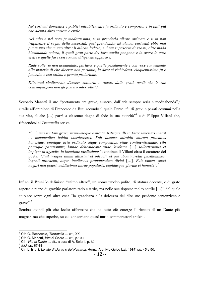 Anteprima della tesi: La superbia in Dante: intimo conflitto tra desiderio di gloria e consapevolezza della sua vanità, Pagina 13