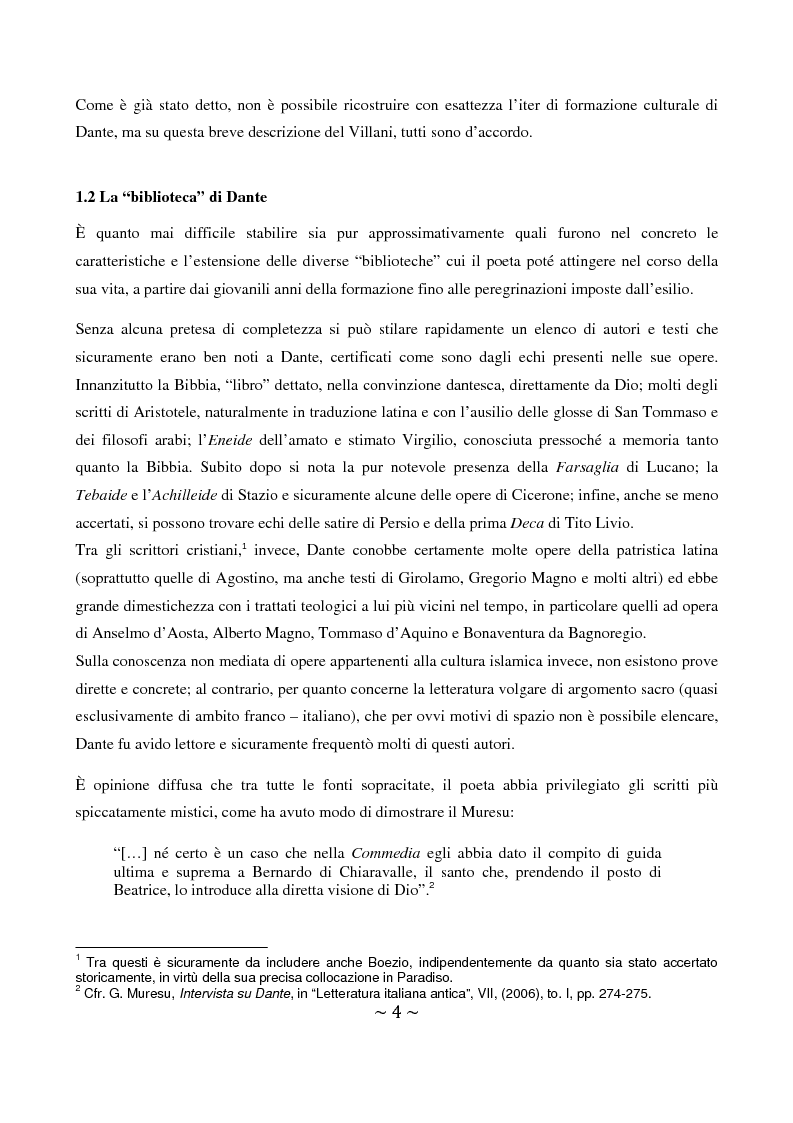 Anteprima della tesi: La superbia in Dante: intimo conflitto tra desiderio di gloria e consapevolezza della sua vanità, Pagina 5