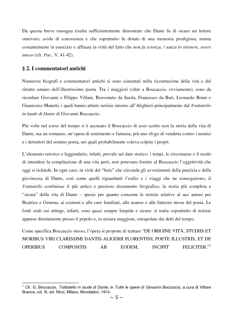 Anteprima della tesi: La superbia in Dante: intimo conflitto tra desiderio di gloria e consapevolezza della sua vanità, Pagina 6