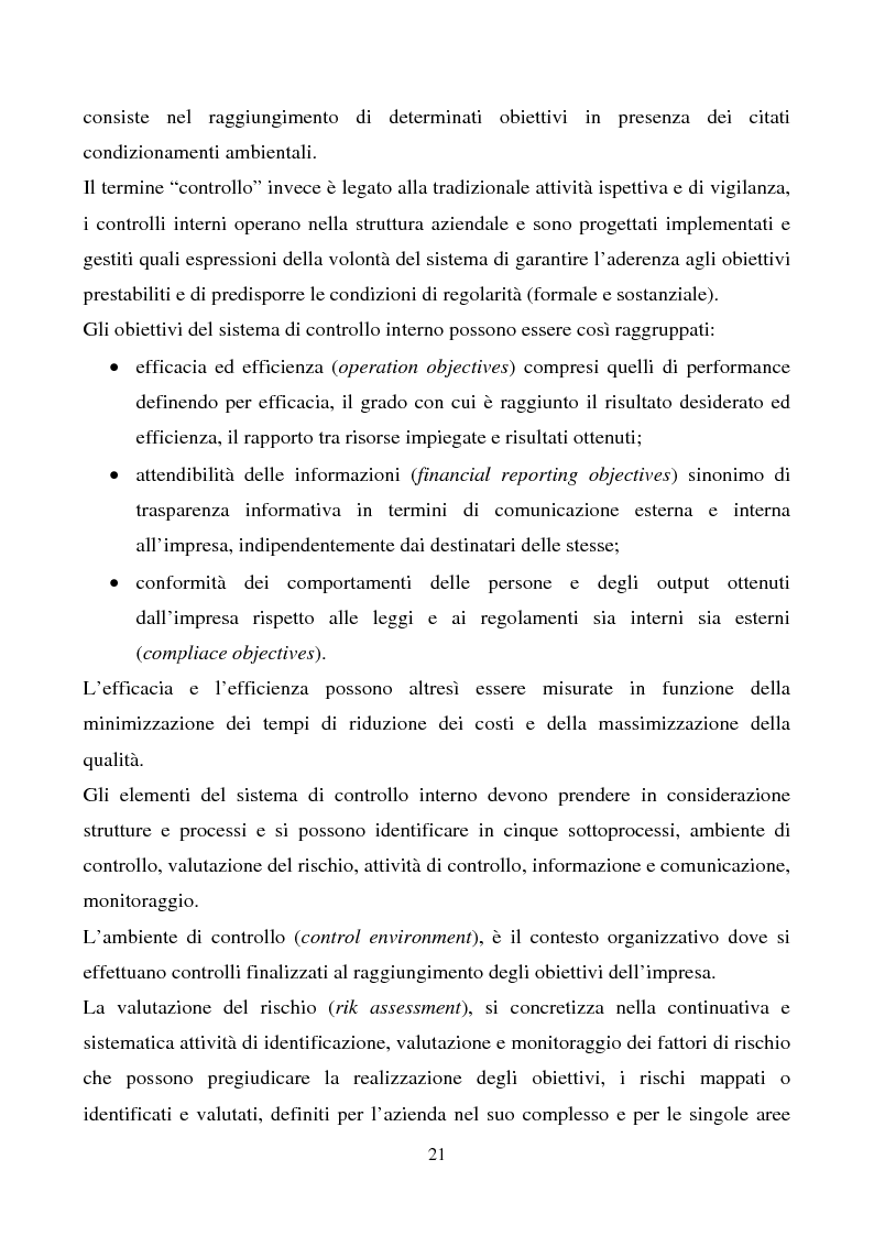 Anteprima della tesi: La funzione dell'Internal Auditing nell'Agenzia del Territorio, Pagina 3