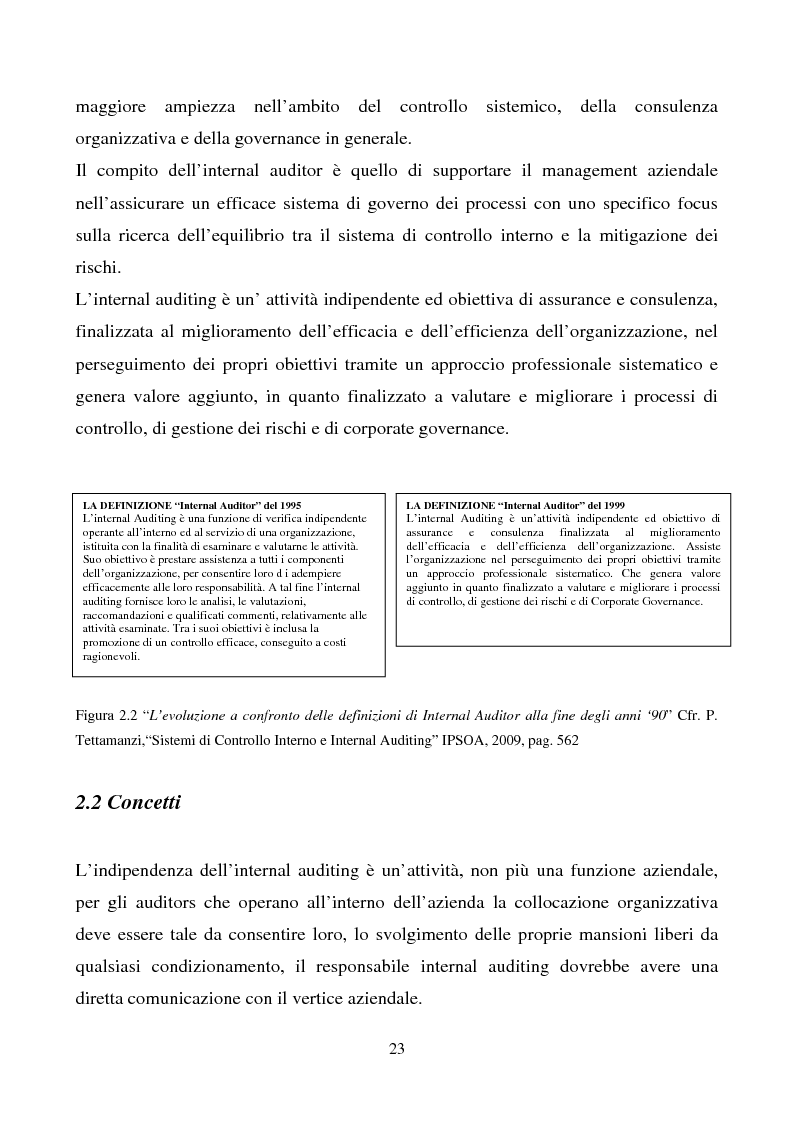 Anteprima della tesi: La funzione dell'Internal Auditing nell'Agenzia del Territorio, Pagina 5