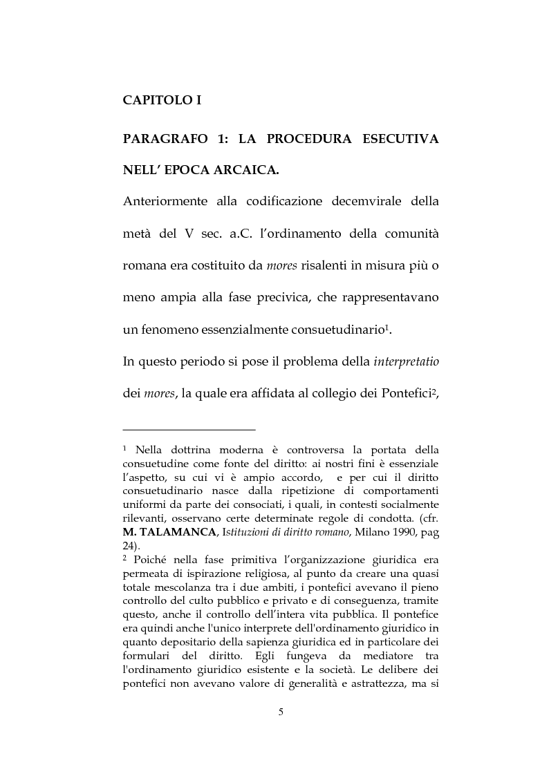 Anteprima della tesi: La procedura esecutiva personale sul debitore insolvente, Pagina 4